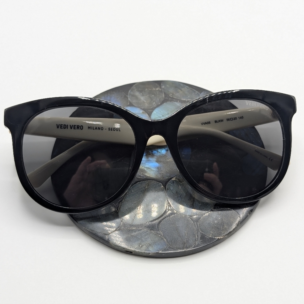 VEDI VERO Sunglasses Korean Brand Oversized Black Sunglasses  VVA05/BLKW